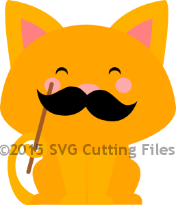 Mustache Kitty