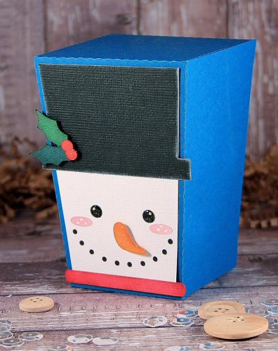 Snowman Reverse Trapezoid Box